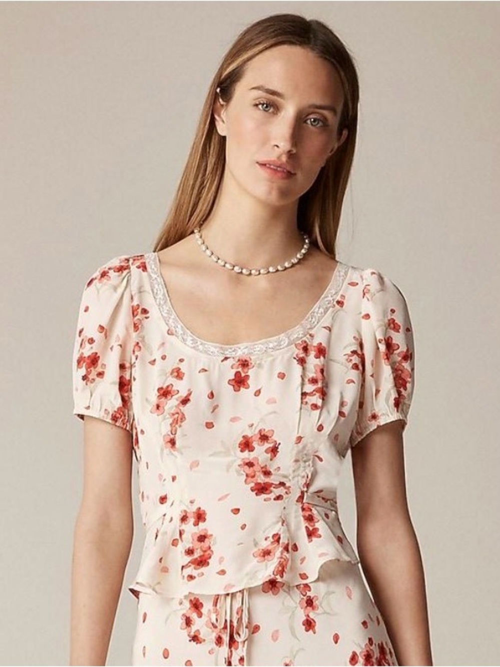 J.crew Peplum Top Rogue